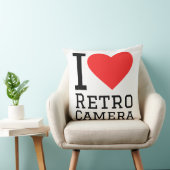 I love retro camera クッション (椅子)