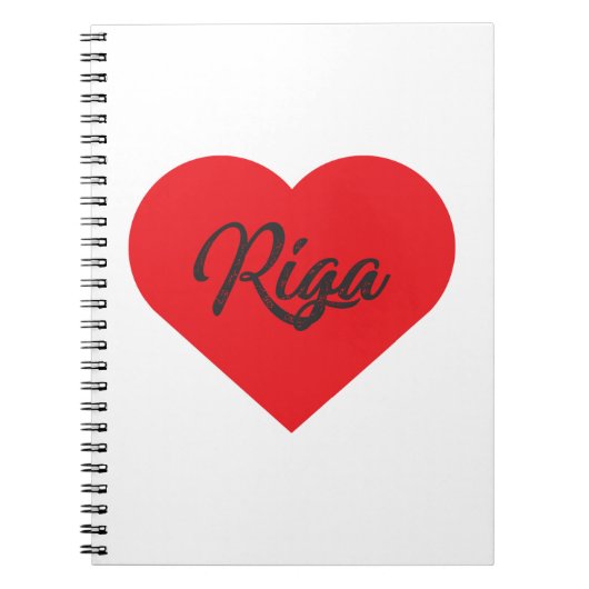 I Love Riga - Latvia ノートブック (正面)