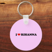 I LOVE RIHANNA / IハートRIHANNA キーホルダー (正面)