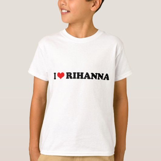 I LOVE RIHANNA / IハートRIHANNA Tシャツ (正面)