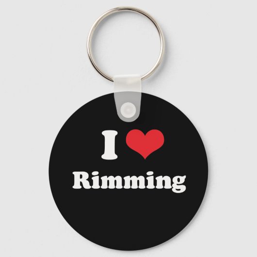 I LOVE RIMMING - .png キーホルダー (正面)