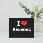 I LOVE RIMMING - .png ポストカード (スタンド正面)