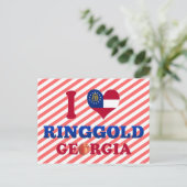 I Love Ringgold,ジョージア ポストカード (スタンド正面)