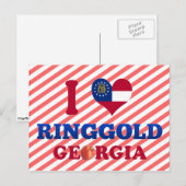 I Love Ringgold,ジョージア ポストカード (正面/裏面)