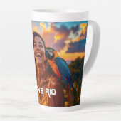 I LOVE RIO カフェラテマグ (右アングル)