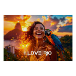 I LOVE RIO - リオデジャネイロ ポスター