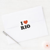 I love rio de janeiro ラウンドシール (封筒)