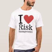 I Love RM ❤️ – リスク管理カスタマイズ可能 Tシャツ (正面)