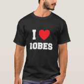 I Love robes Long Sleeve Tシャツ (正面)