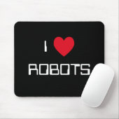 I Love Robotsマウスパッド マウスパッド (マウス)