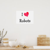 I Love Robots ポスター (キッチン)