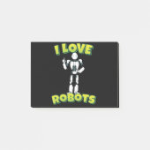 I Love Robots Robotics ポストイット (正面)