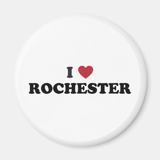 I Love Rochester New York マグネット (正面)