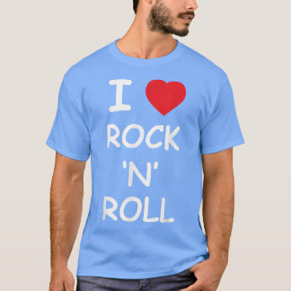 I Love Rock and Roll Music LoverギフトヴィンテージRetr Tシャツ