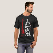 I love rock and roll T-Shirt Tシャツ (正面フル)
