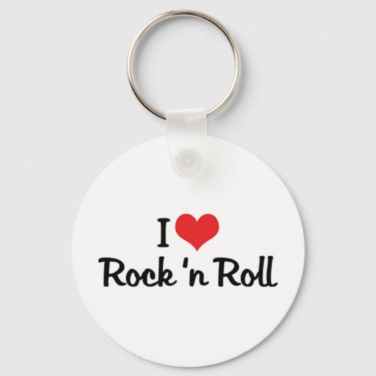 I Love Rock & Keychain 転が キーホルダー (正面)