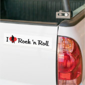 I Love Rock 'n 転が Bumper Sticker バンパーステッカー (トラック上)