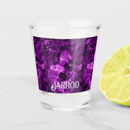 I Love Rock 'N Roll Electric Guitar Personalized ショットグラス