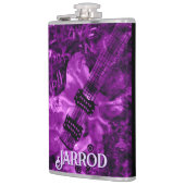 I Love Rock 'N Roll Electric Guitar Personalized フラスク (左)