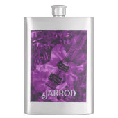 I Love Rock 'N Roll Electric Guitar Personalized フラスク (正面)