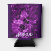 I Love Rock 'N Roll Electric Guitar Personalized 缶クーラー (正面)