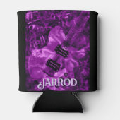 I Love Rock 'N Roll Electric Guitar Personalized 缶クーラー (裏面)