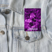 I Love Rock 'N Roll Electric Guitar Personalized 缶バッジ (インサイチュ)