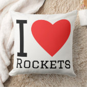 I love rockets クッション (ブランケット)