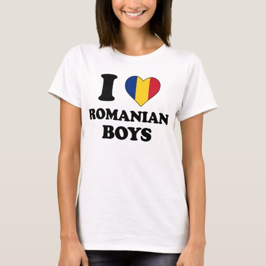 I love Romanian Boys Tシャツ (正面)