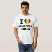 I love Romanian Girls Tシャツ (正面フル)