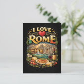 I Love Rome ポストカード (スタンド正面)