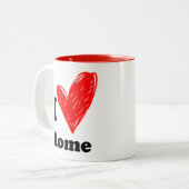 I love Rome Tweekleurige Koffiemok ツートーンマグカップ (正面左)