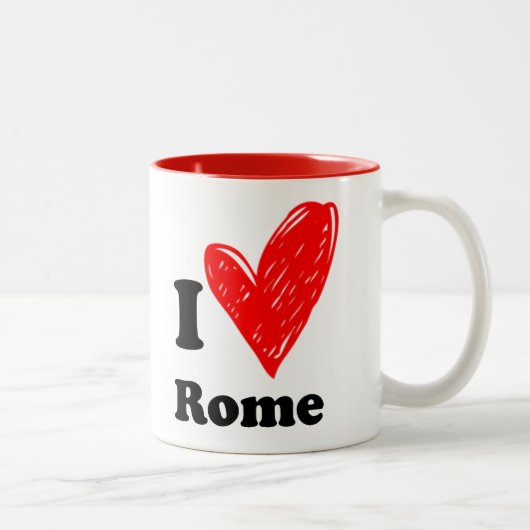 I love Rome Tweekleurige Koffiemok ツートーンマグカップ (右)