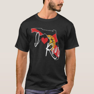 I Love Ron Desantisフロリダ州知事ハート選挙 Tシャツ