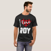 I Love Roy Valentine s Day for Her Women Girls Tシャツ (正面フル)