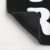 I Love RtイニシャルIハートR.t.名R マウスパッド (コーナー)
