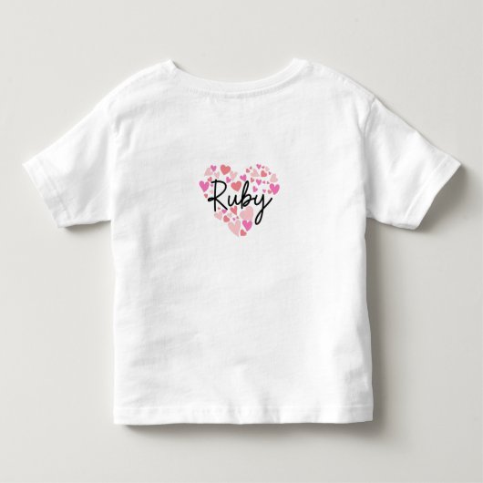 I love Ruby トドラーTシャツ (裏面)