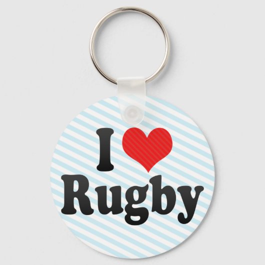 I Love Rugby キーホルダー (正面)