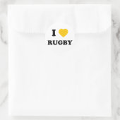 I Love Rugby ラウンドシール (バッグ)