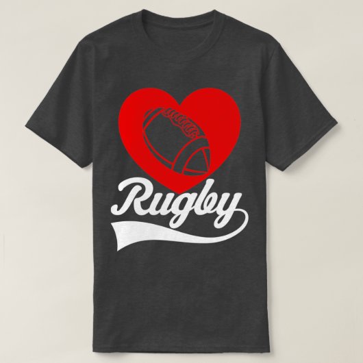 I love rugby Rugby forever 2 Tシャツ (デザイン正面)