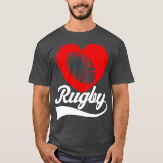 I love rugby Rugby forever 2 Tシャツ