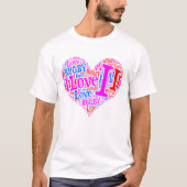 I Love Rugby - Tユニセックスシャツ Tシャツ (正面)