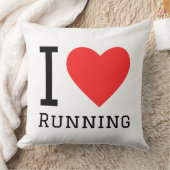I love running square sticker クッション (ブランケット)