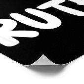 I Love Ruth - Heart - Name  ポスター (角)