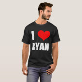 I Love Ryan Heart Tシャツ (正面フル)
