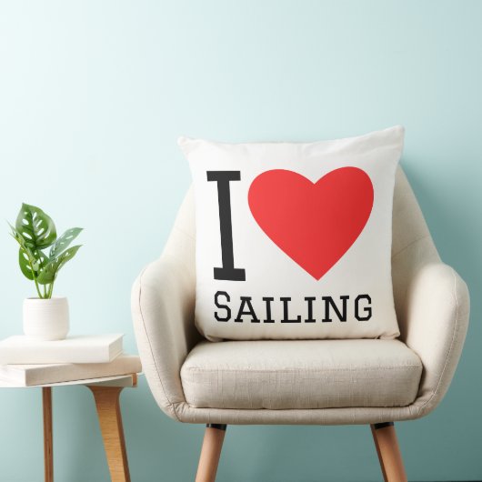 I love sailing クッション (椅子)