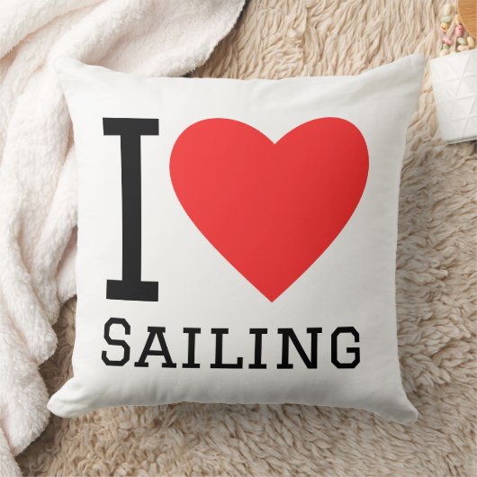 I love sailing クッション (ブランケット)