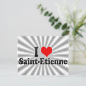 I Love Saint-Etienne，フランス ポストカード (スタンド正面)