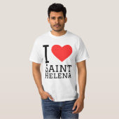 I love Saint Helena  Tシャツ (正面フル)