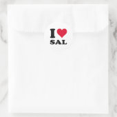I Love Sal _1 ラウンドシール (バッグ)